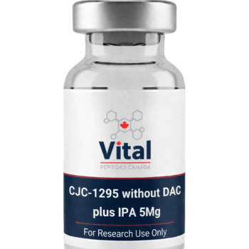 CJC-1295 WITH DAC 5mg – Sustained GH release ( Quantitative and qualitative analysis second image)